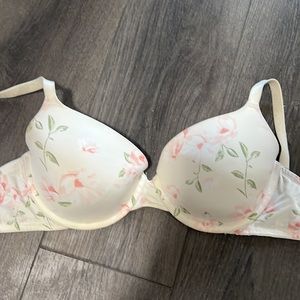 PINK Floral Bra